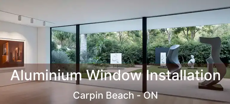  Aluminium Window Installation Carpin Beach - ON