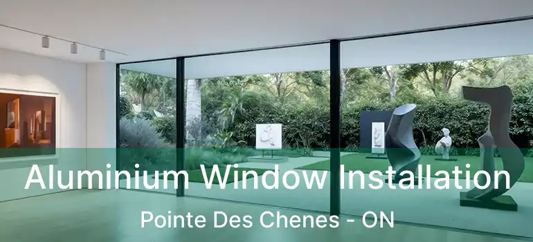  Aluminium Window Installation Pointe Des Chenes - ON