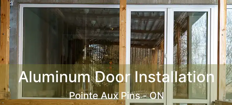  Aluminum Door Installation Pointe Aux Pins - ON