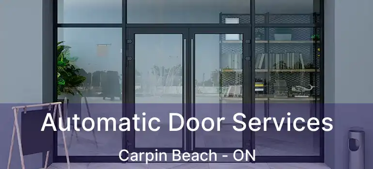  Automatic Door Services Carpin Beach - ON