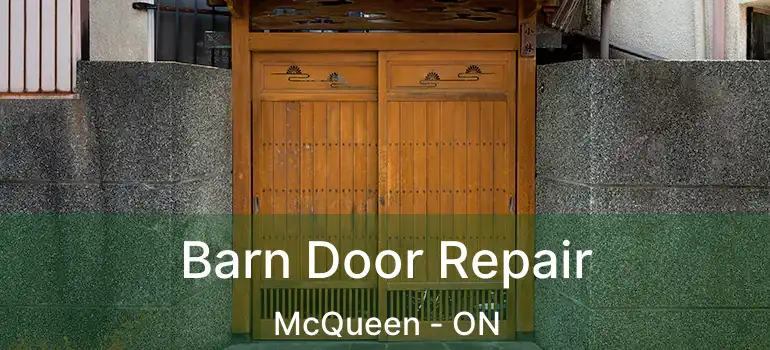  Barn Door Repair McQueen - ON
