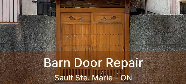  Barn Door Repair Sault Ste. Marie - ON