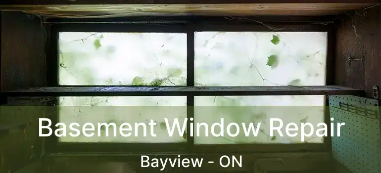  Basement Window Repair Bayview - ON