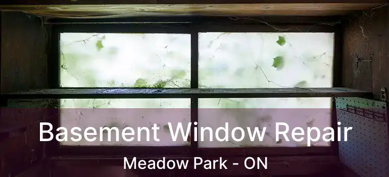  Basement Window Repair Meadow Park - ON