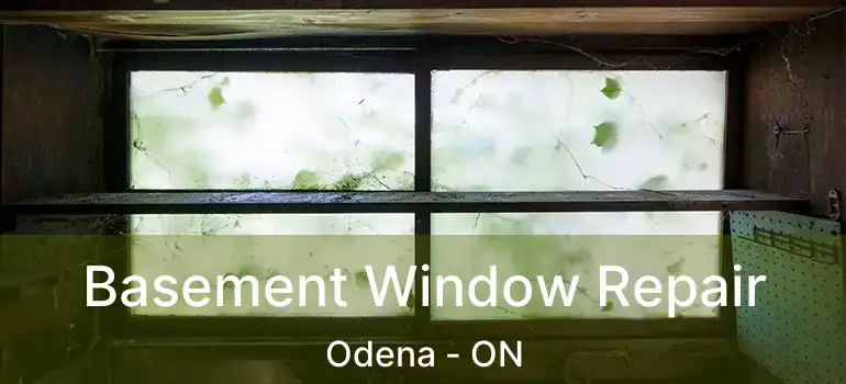  Basement Window Repair Odena - ON
