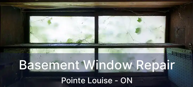  Basement Window Repair Pointe Louise - ON