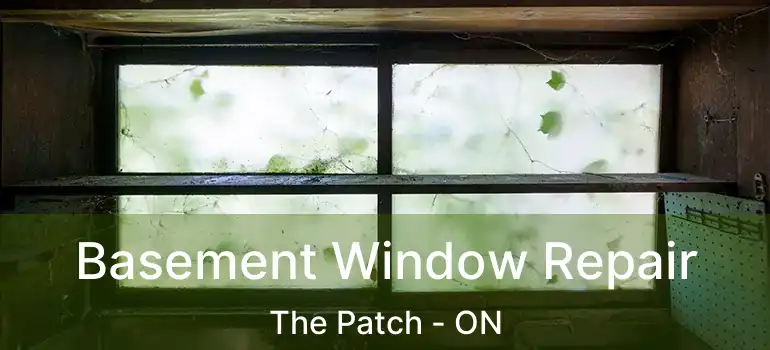  Basement Window Repair The Patch - ON
