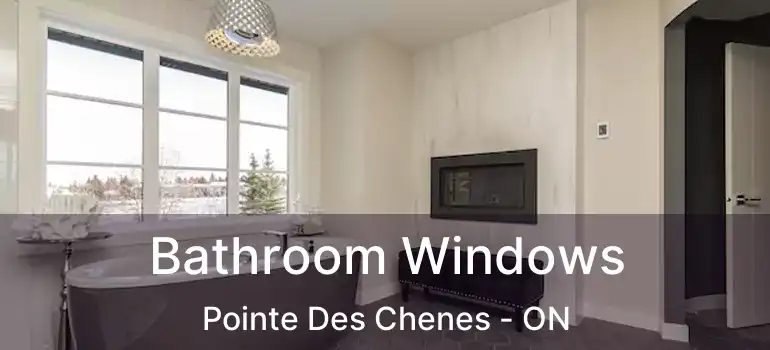  Bathroom Windows Pointe Des Chenes - ON
