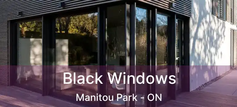  Black Windows Manitou Park - ON