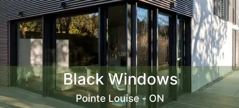  Black Windows Pointe Louise - ON