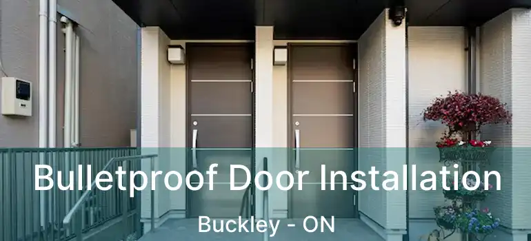  Bulletproof Door Installation Buckley - ON