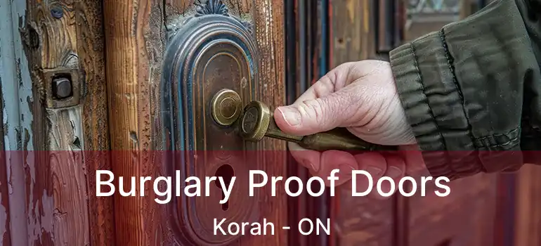  Burglary Proof Doors Korah - ON