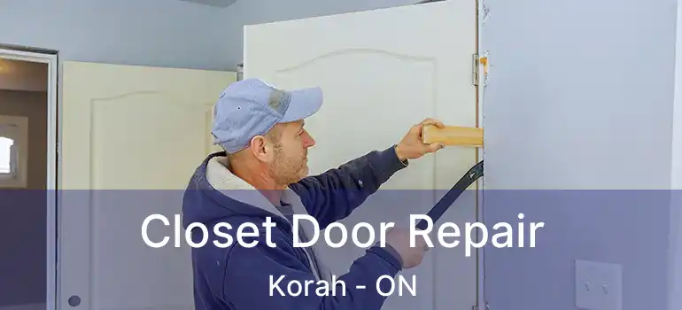  Closet Door Repair Korah - ON
