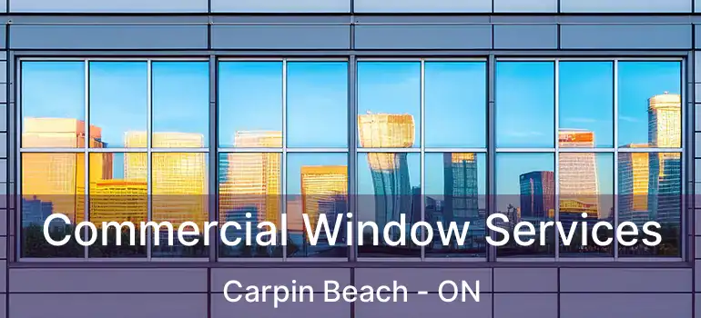  Commercial Window Services Carpin Beach - ON