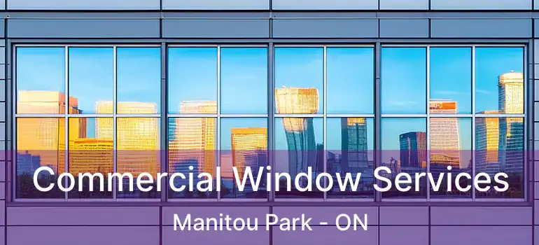  Commercial Window Services Manitou Park - ON