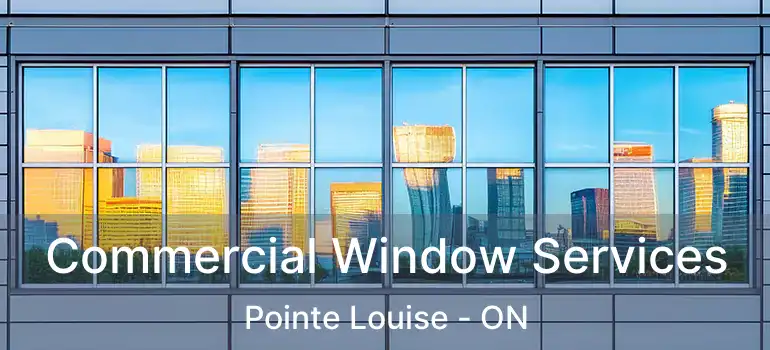  Commercial Window Services Pointe Louise - ON
