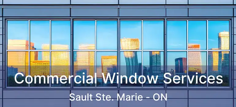  Commercial Window Services Sault Ste. Marie - ON