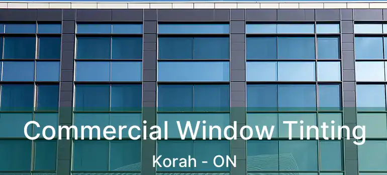  Commercial Window Tinting Korah - ON