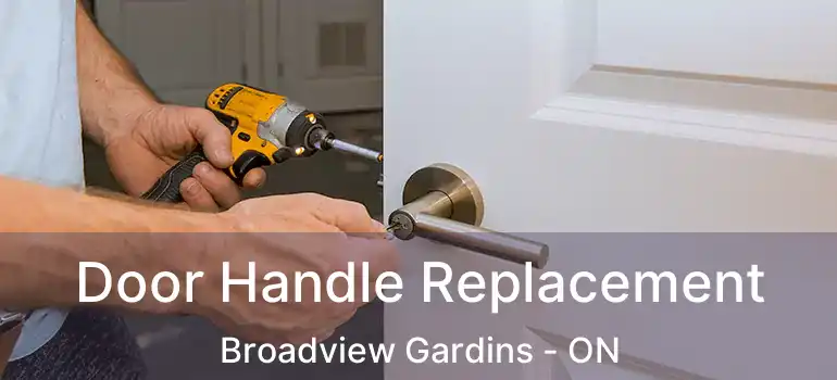  Door Handle Replacement Broadview Gardins - ON
