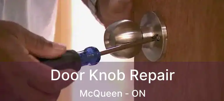  Door Knob Repair McQueen - ON