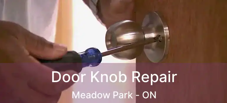  Door Knob Repair Meadow Park - ON