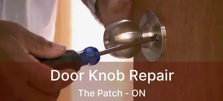  Door Knob Repair The Patch - ON