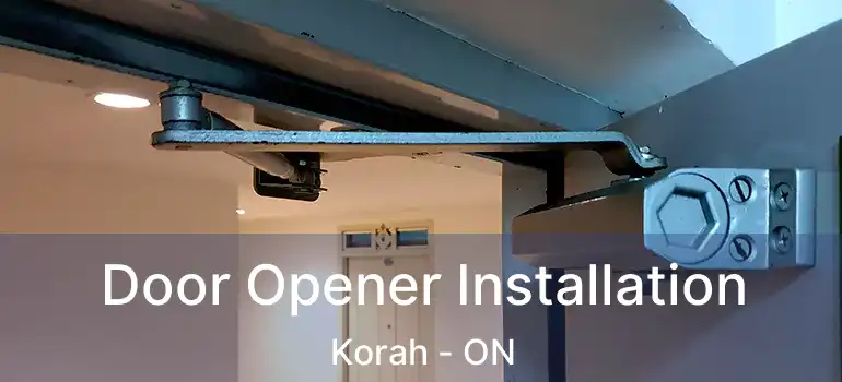  Door Opener Installation Korah - ON