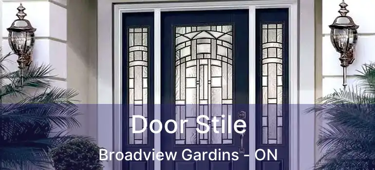  Door Stile Broadview Gardins - ON