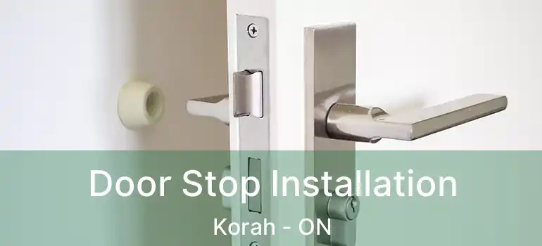 Door Stop Installation Korah - ON