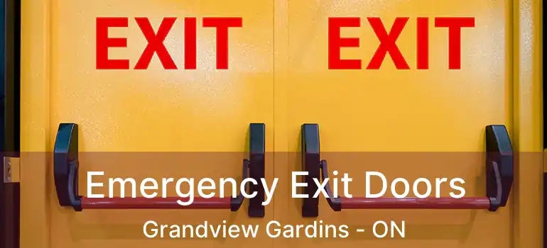  Emergency Exit Doors Grandview Gardins - ON