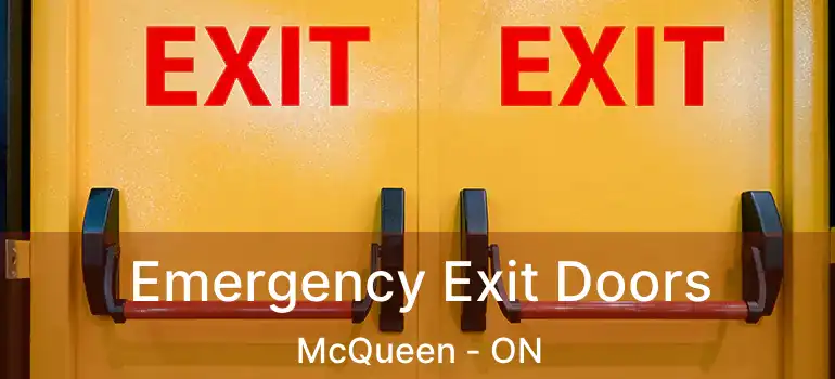  Emergency Exit Doors McQueen - ON