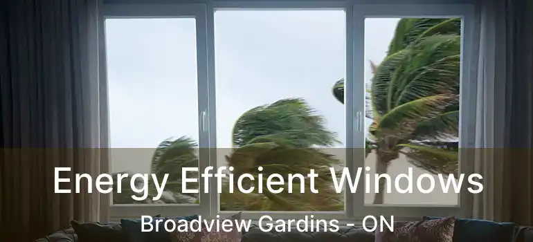  Energy Efficient Windows Broadview Gardins - ON