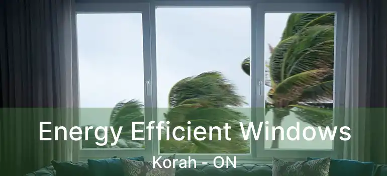  Energy Efficient Windows Korah - ON