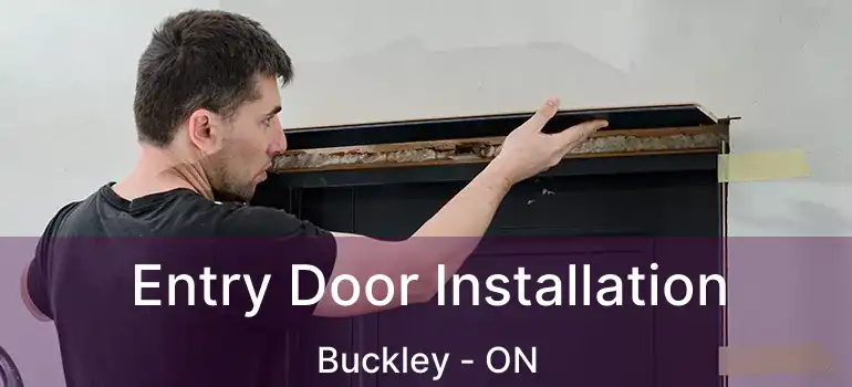  Entry Door Installation Buckley - ON