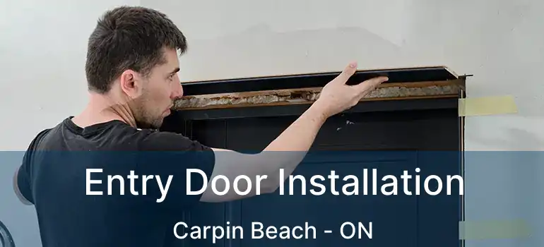  Entry Door Installation Carpin Beach - ON