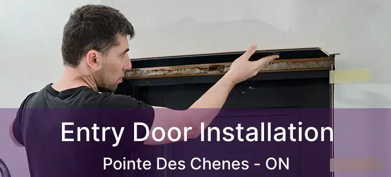  Entry Door Installation Pointe Des Chenes - ON