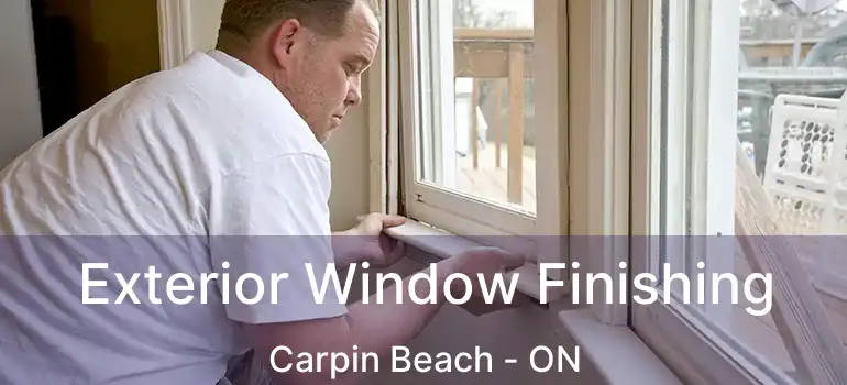  Exterior Window Finishing Carpin Beach - ON