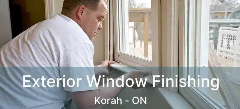  Exterior Window Finishing Korah - ON