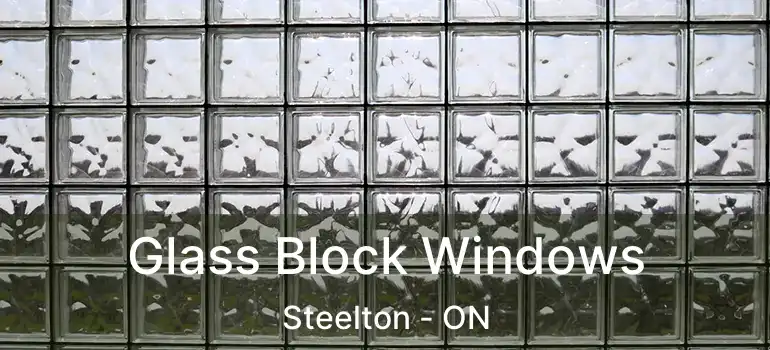  Glass Block Windows Steelton - ON