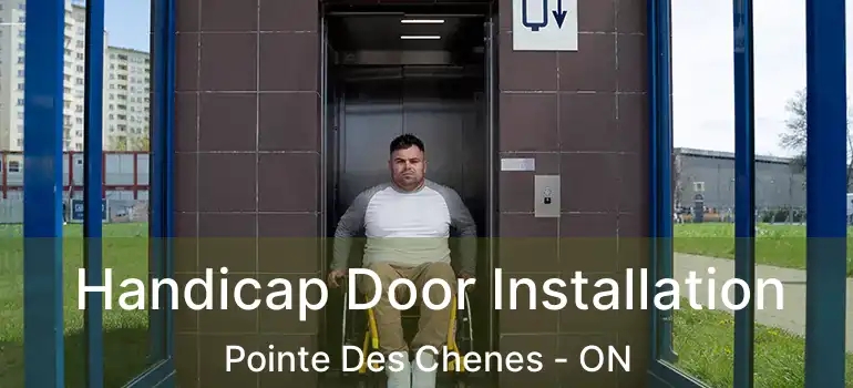  Handicap Door Installation Pointe Des Chenes - ON