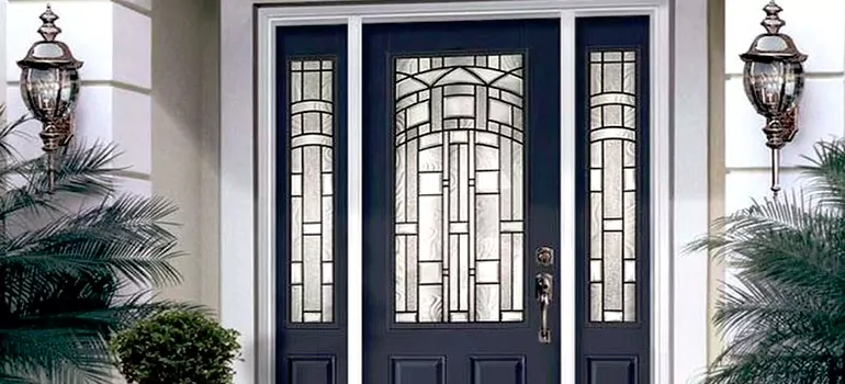 Stained Glass Door Panels in Sault Ste. Marie, Ontario