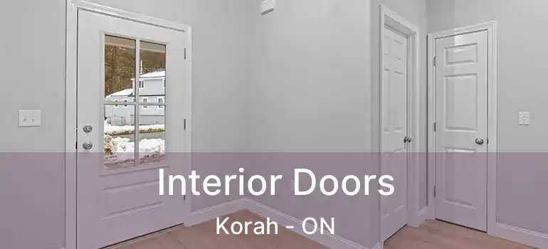  Interior Doors Korah - ON
