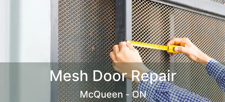  Mesh Door Repair McQueen - ON