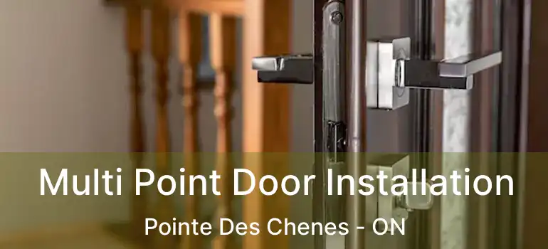  Multi Point Door Installation Pointe Des Chenes - ON