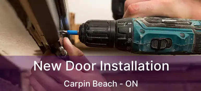  New Door Installation Carpin Beach - ON