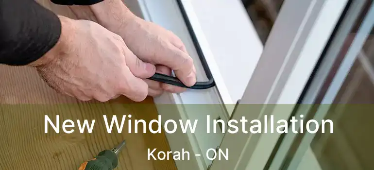  New Window Installation Korah - ON