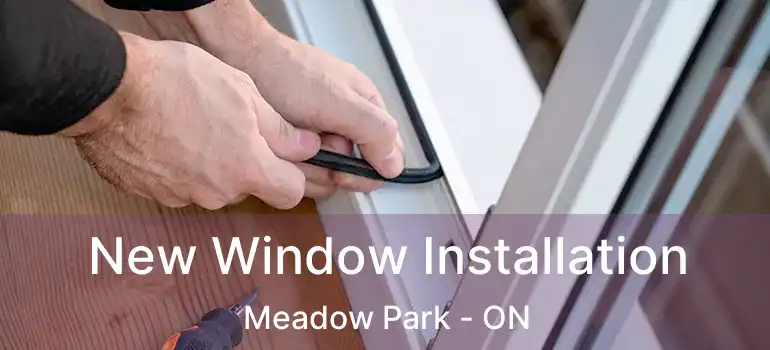  New Window Installation Meadow Park - ON