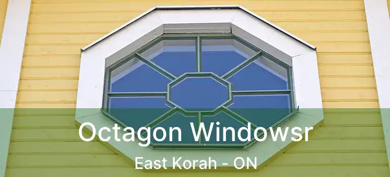  Octagon Windowsr East Korah - ON