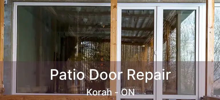  Patio Door Repair Korah - ON