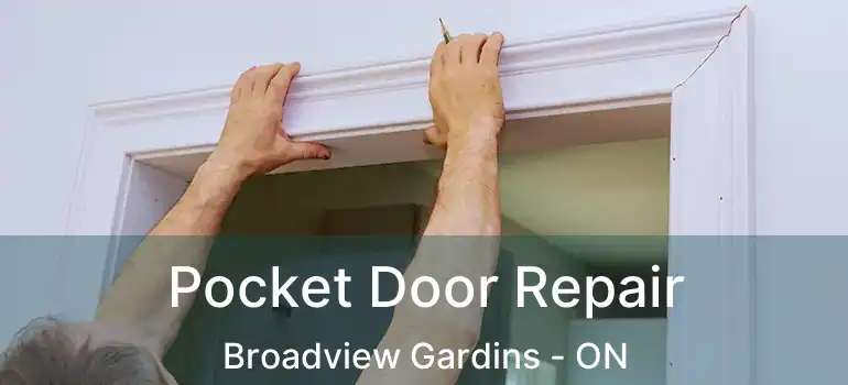  Pocket Door Repair Broadview Gardins - ON